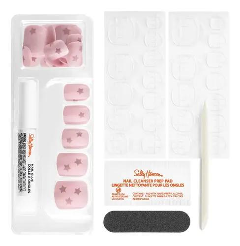 Uñas Postizas Sally Hansen Press On Square 041 What A Star