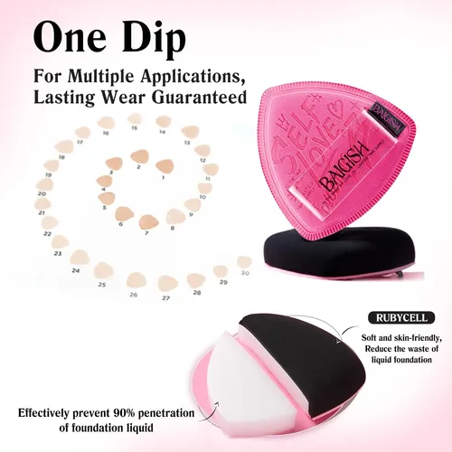 Set De Esponjas De Maquillaje Baigish Para Base Y Corrector