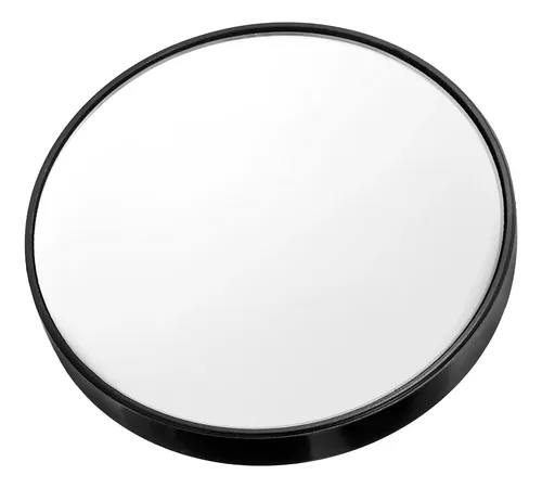 Espejo De Maquillaje Negro Con Ventosa Y Aumento 10x