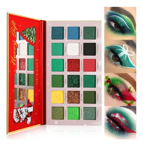 Paleta Verde Roja 18 Colores Beuself