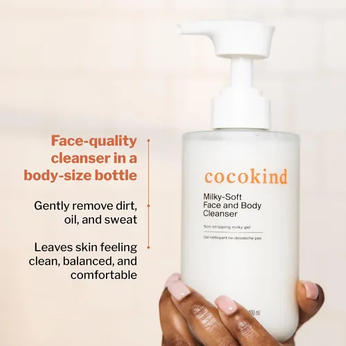 Limpiador Facial Y Corporal Milky-soft Cocokind 400ml