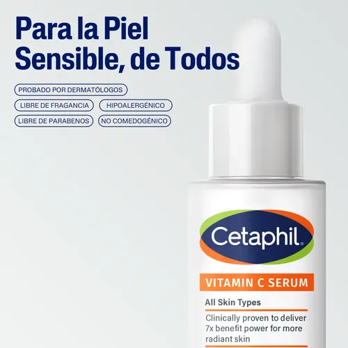 Cetaphil Vitamin C Serum Iluminador Facial Pieles Sensibles