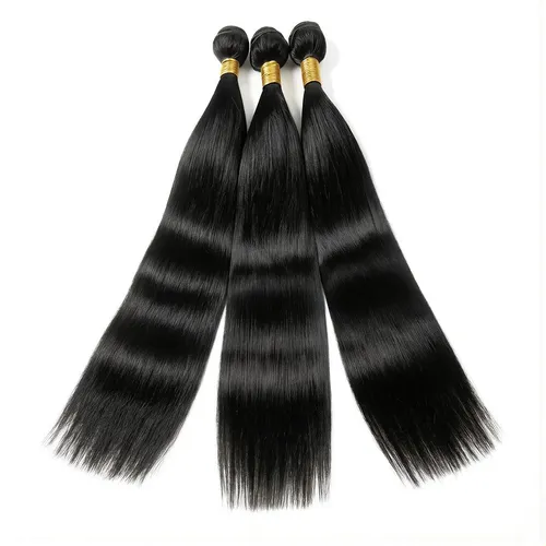 Extensiones De Cabello Liso Sintético Resistente Al Calor 35