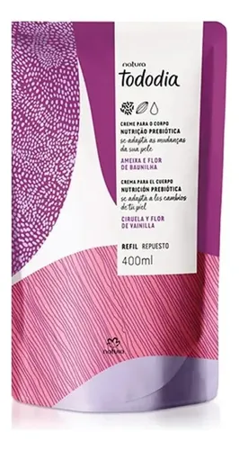 Natura Tododia Ciruela y Flor de Vainilla Recarga de Crema 400ML
