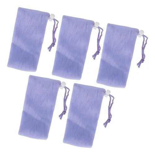 Soap Foaming Net, 5 Unidades, Bolsa Protectora De Malla Con