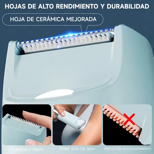 Y Depiladora Eléctrica, Afeitadora Portátil