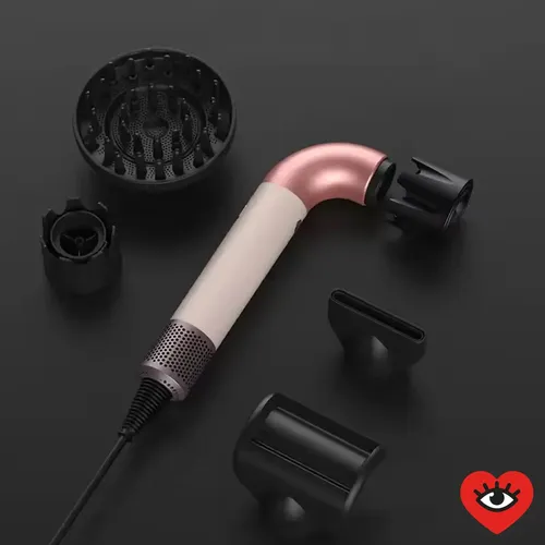 Secador De Pelo Super Sonico Profesional 1400w Rosa Veoquiero