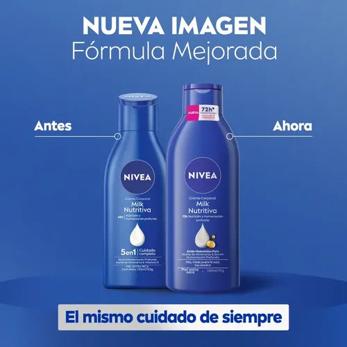 NIVEA Crema Corporal Milk Nutritiva 100ml
