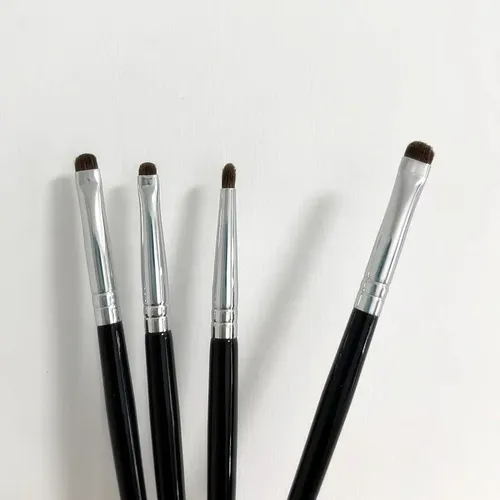 Kit De Brochas Finas Para Ojos Delineado Y Corrector