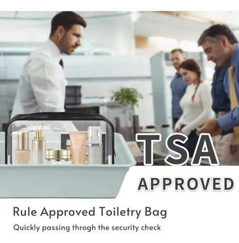 Bolsas De Maquillaje Transparentes Gonityou Aprobadas Por La