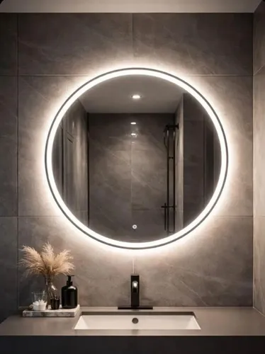 Espejo Led Redondo Atlantik Luz Cálida/fría/neutra