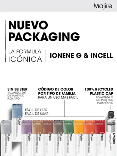 Tintura Majirel Loreal Coloracion Tono 8 + Oxidante 75ml Rubio Claro