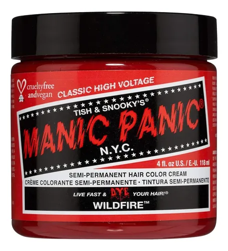Coloración Semipermanente Wildfire De Manic Panic 4 Oz