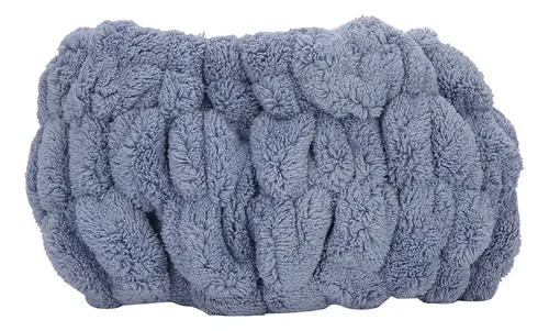 Diadema Azul Con Forma De Lazo Para El Pelo, Forro De