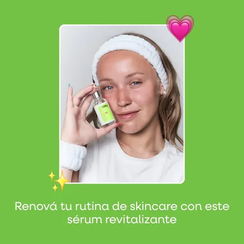 Sérum Facial Mely 4 En 1 Con Té Verde Y Durazno Dia/noche