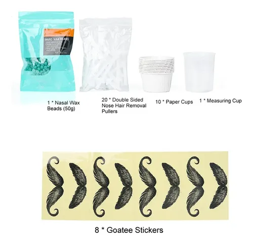 Kit De Cera Depilatoria Nasal Y Para Cejas Jm18840