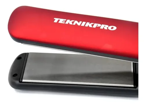Planchita De Pelo Red Passion Teknikpro Apto Húmedo Y Seco