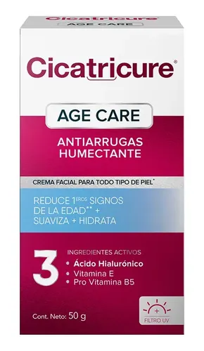 Cicatricure Crema Facial Age Care Antiarrugas Humectante 50g