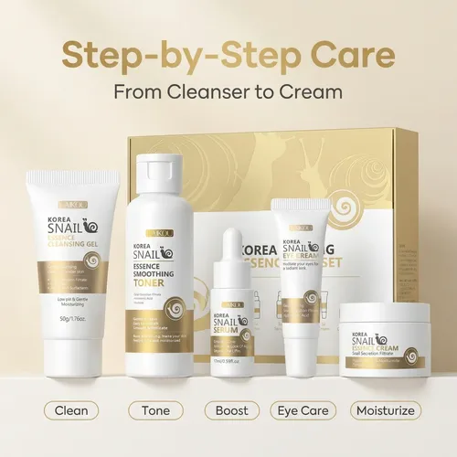Set Para El Cuidado De La Piel Snail Mucin, Kit De Reparació