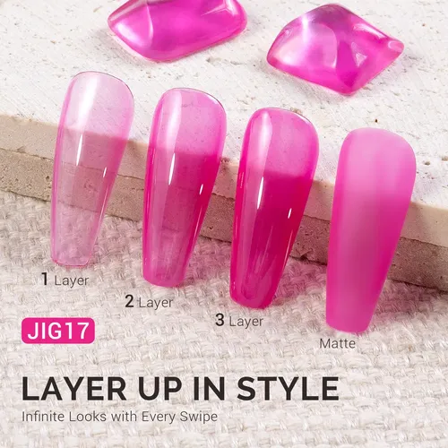 Esmalte Semipermanente Jelly Gelatina Magic Girl 15ml