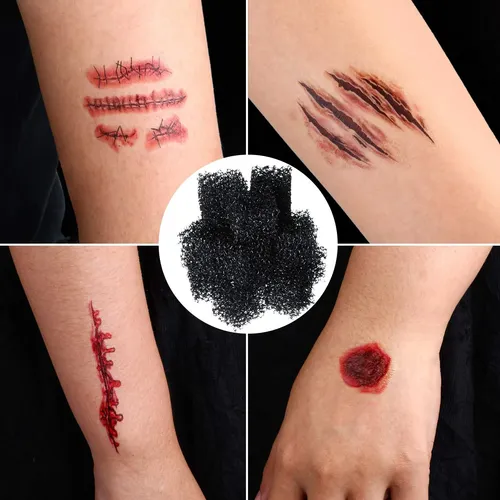 Esponja Punteada Maitys Para Maquillaje De Halloween Con Cic