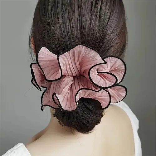 4 Scrunchies Satén Para Cabello