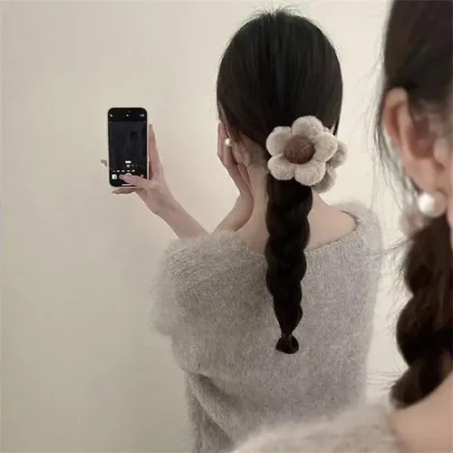 Pinzas Para El Pelo Con Forma De Flor Para Mujeres Y Niñas,