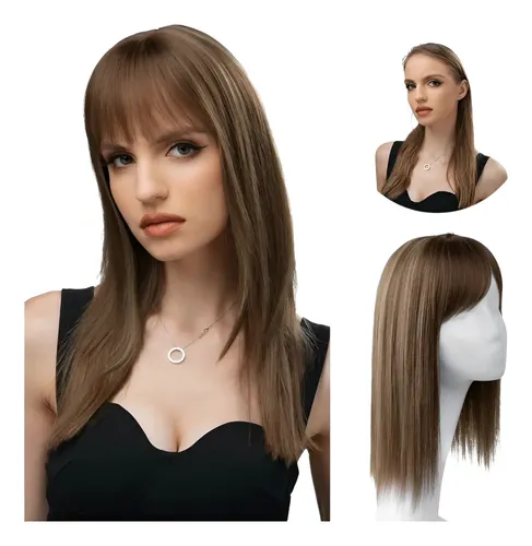 Prótesis Capilar Alopecia Topper Postizo Uso Diario C8 Tamaño De La Base Universal Tono 10h24b