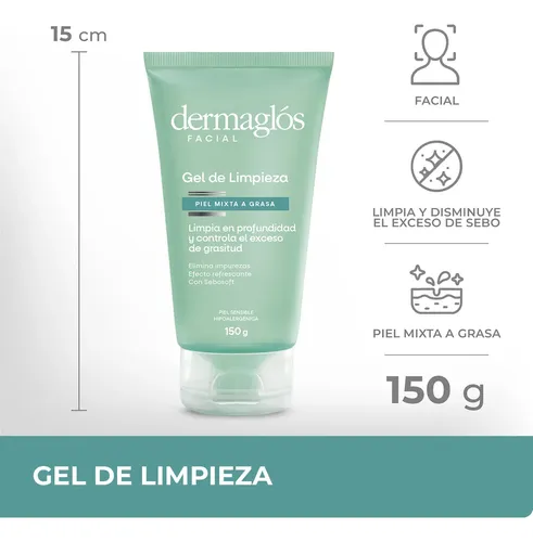 Dermaglós Facial Gel De Limpieza Purificante Pieles Mixtas