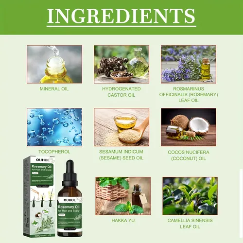 El Aceite Capilar De Romero Nutre Y Fortalece El Cabello50ml