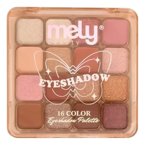 2 Paletas De Sombras Para Ojos X 16 Colores Mely