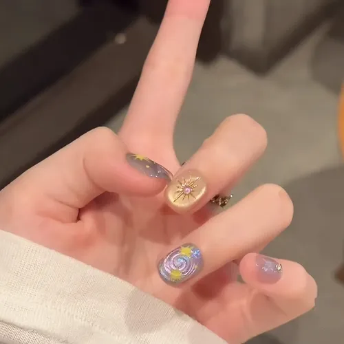 Alta Calidad Pegatinas De Arte De Uñas Con Remolinos De