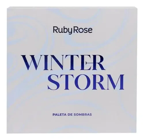 Paleta De 16 Sombras Para Ojos Ruby Rose Winter Storm