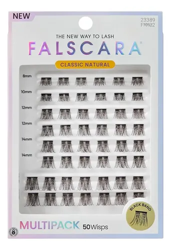 Pestañas Postizas Falscara Kiss Fmm02 8-16 Mm