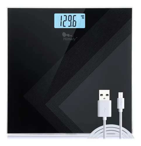 Báscula Digital De Peso Corporal Himaly Recargable Por Usb 1