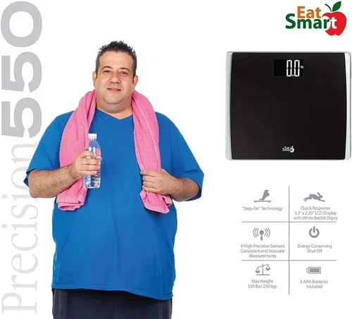 Báscula Digital Eatsmart C/precisión – Negra