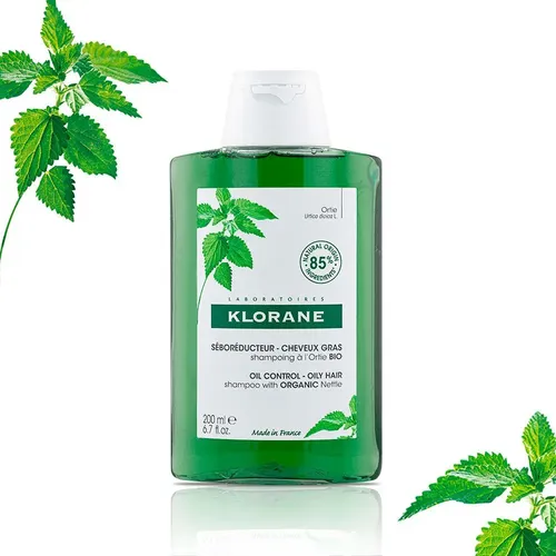 Shampoo Klorane Ortiga Cabello Graso Seborreductor 200 Ml