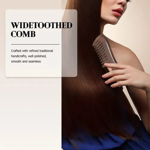 Dk Peine De Dientes Anchos De Sándalo Para Cabello Rizado Y