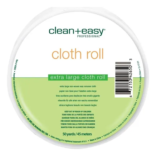 Rollos Depilación Clean + Easy 50 Yd  Tela No Tejida