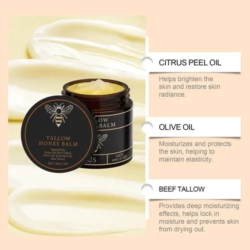 Bálsamo Facial Y Corporal Con Sebo Y Miel D