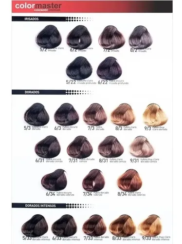 Tintura Cabello Colormaster Fidelite Profesional 60g X 2