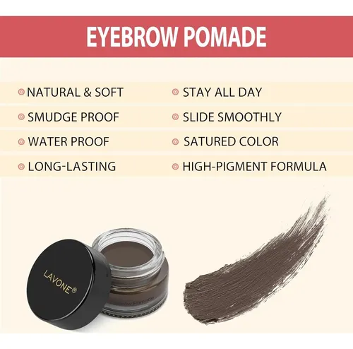 Kit De Cejas Microblading Lavone Marrón Medio