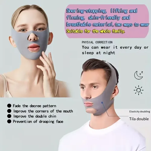Vv Máscara De Sueño Para Belleza Facial V-face /.