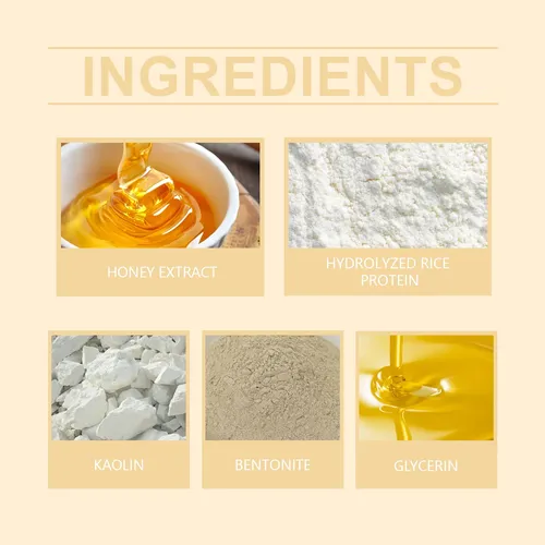 Rice Honey Brightening Mask, Moisturizing And Nourishing