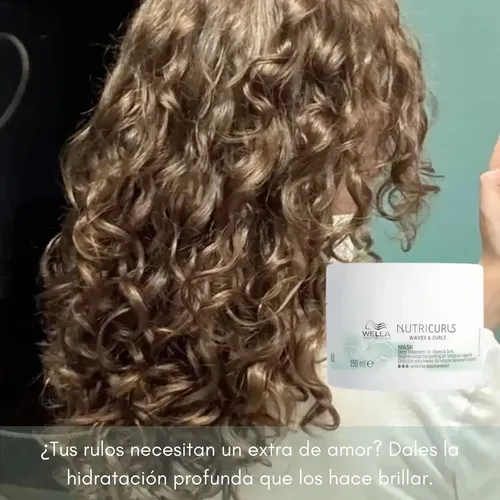 Mascara Capilar Rulos Wella Nutricurls 150 Nutritiva Rizos
