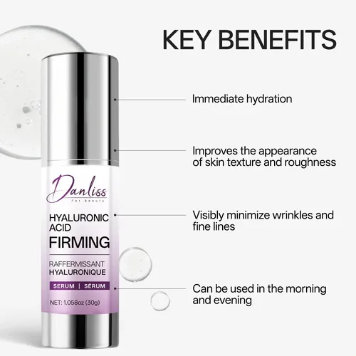 Hyaluronic Acid Moisturizing Serum Reduces Wrinkles Firms Sk