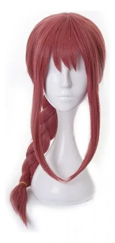 New .motosierra Hombre Makima Cosplay Peluca Larga 80 Cm I