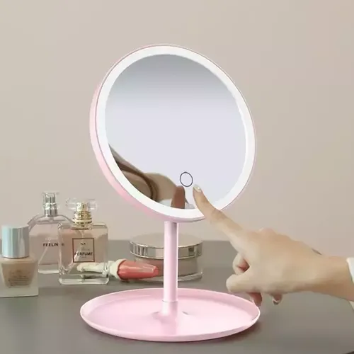 Espejo De Maquillaje Led Pantalla Tactil/usb- (x1)
