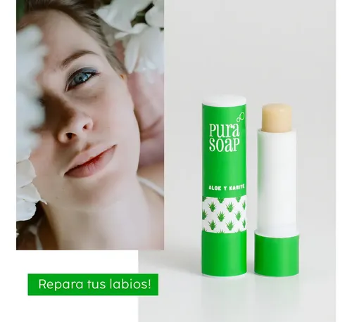 Balsamo Labial Hidratante Aloe Vera Pura Soap