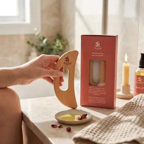 Gua Sha Madera Liviana Para Masaje Corporal Y Bienestar